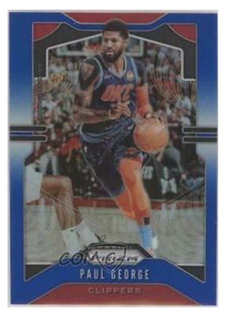 2019-20 Panini Prizm Base Set Paul George #185 card