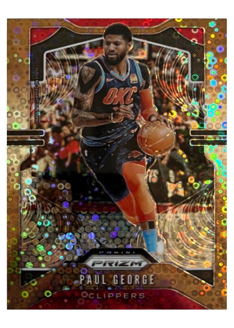 2019-20 Panini Prizm Base Set Paul George #185 card