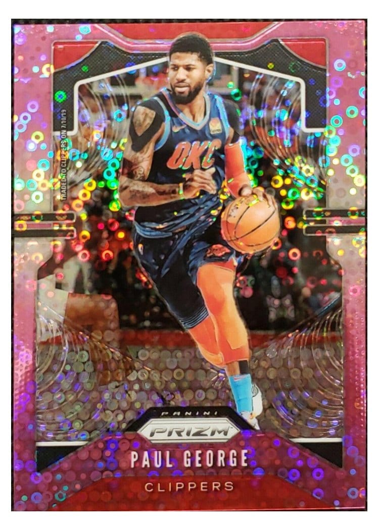2019-20 Panini Prizm Base Set Paul George #185 card