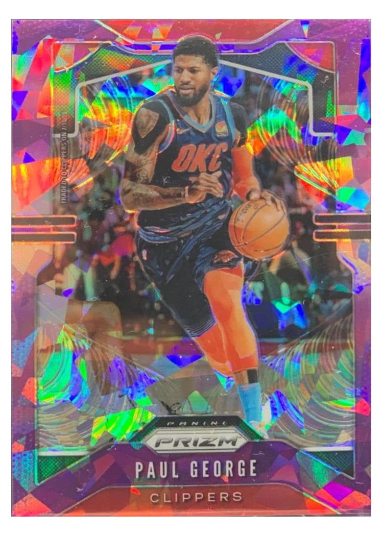 2019-20 Panini Prizm Base Set Paul George #185 card