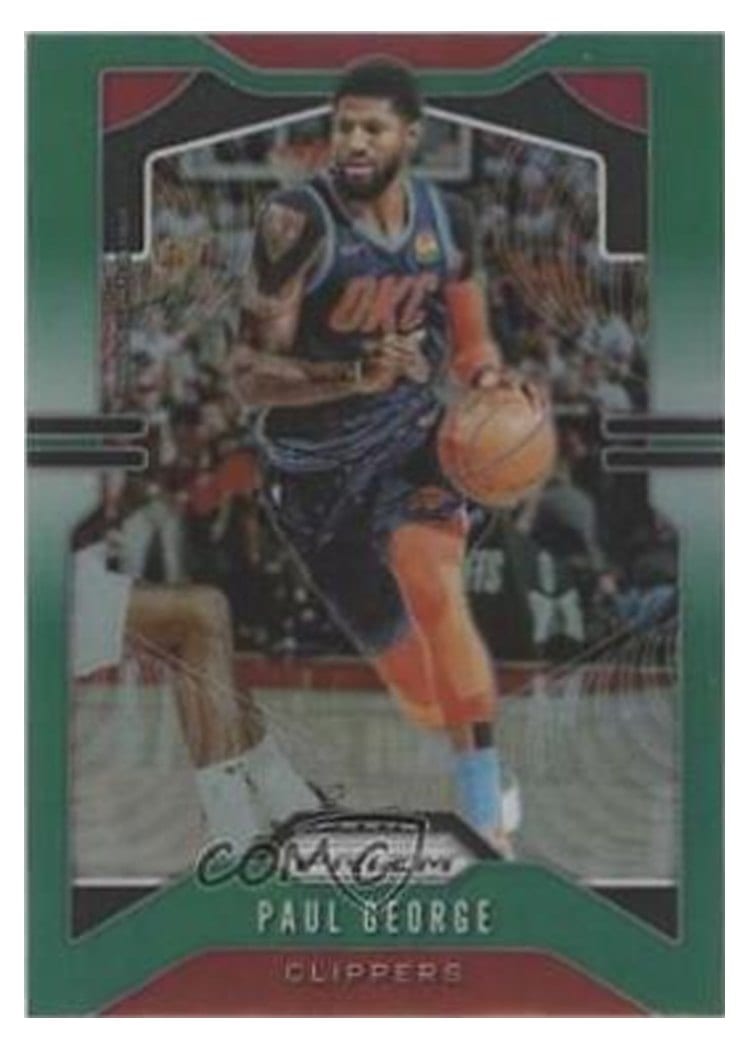 2019-20 Panini Prizm Base Set Paul George #185 card