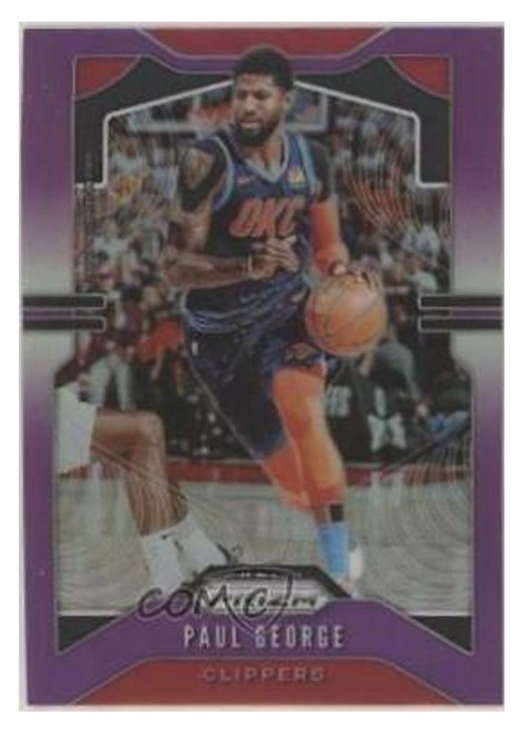2019-20 Panini Prizm Base Set Paul George #185 card