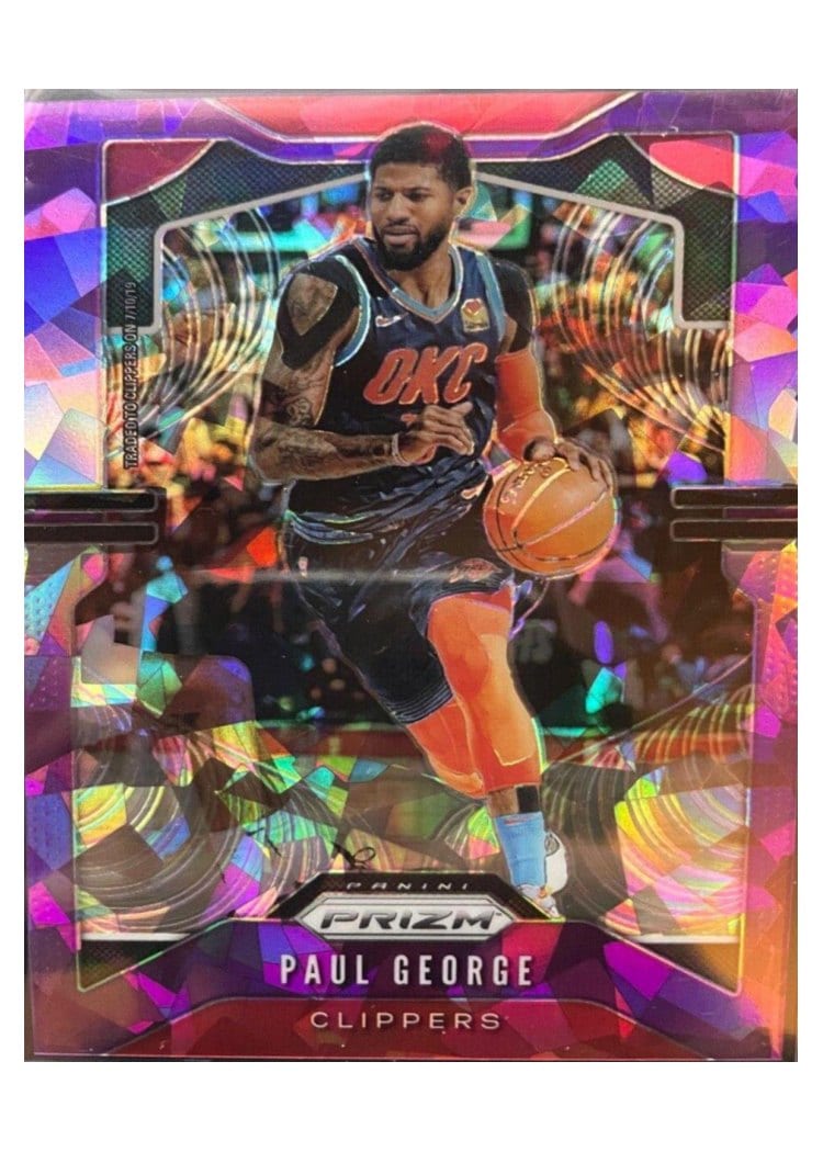 2019-20 Panini Prizm Base Set Paul George #185 card