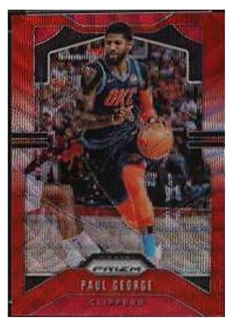2019-20 Panini Prizm Base Set Paul George #185 card