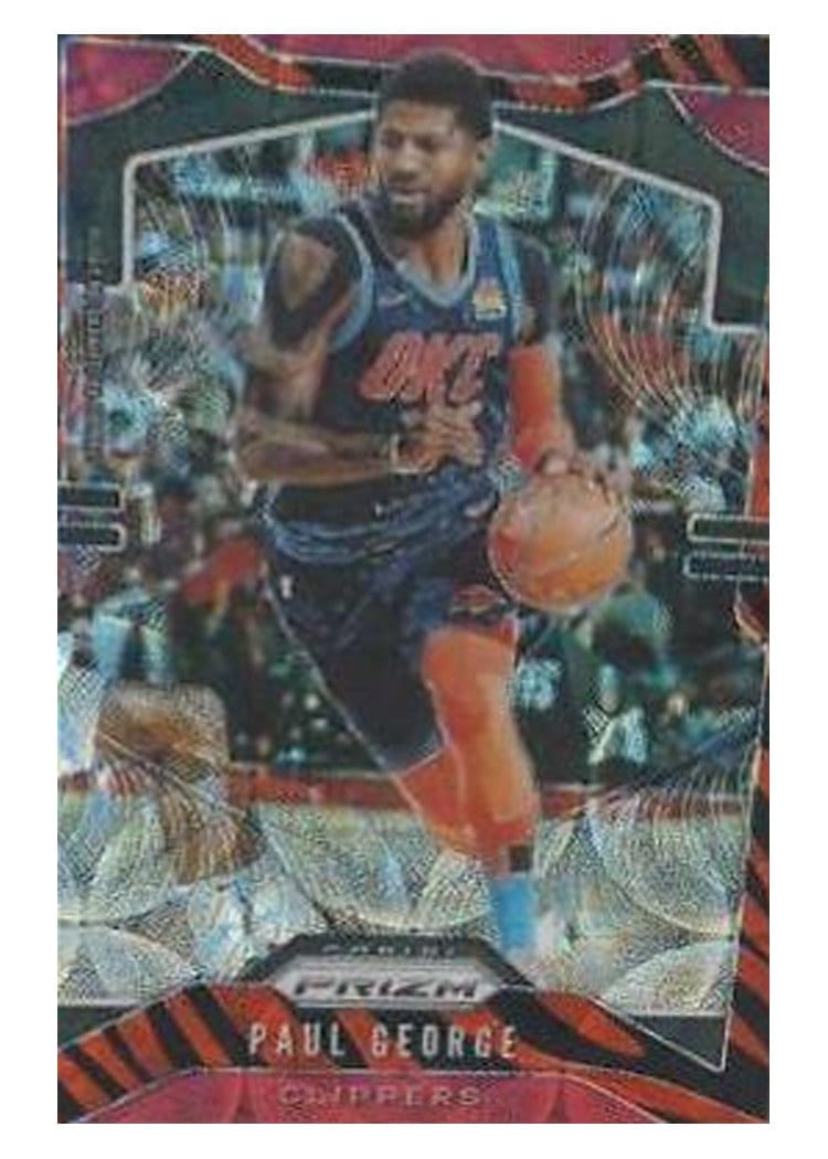 2019-20 Panini Prizm Base Set Paul George #185 card