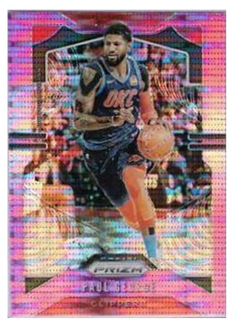 2019-20 Panini Prizm Base Set Paul George #185 card