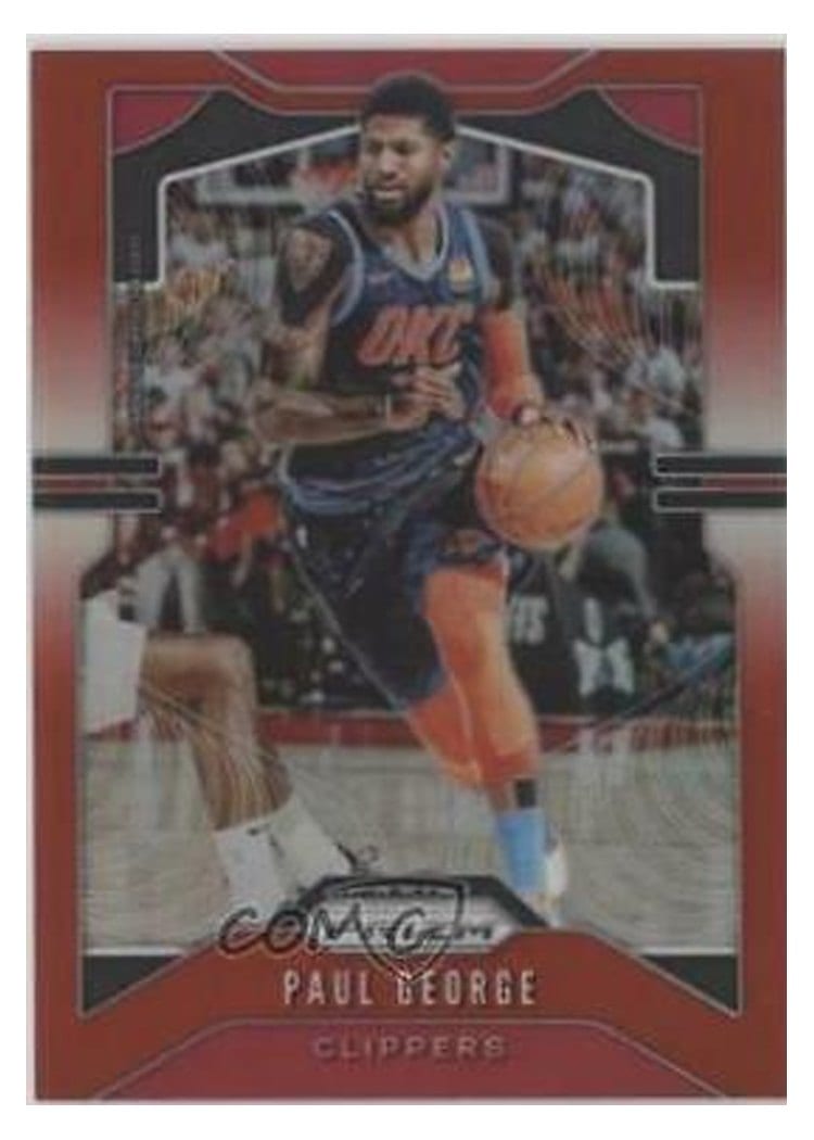 2019-20 Panini Prizm Base Set Paul George #185 card
