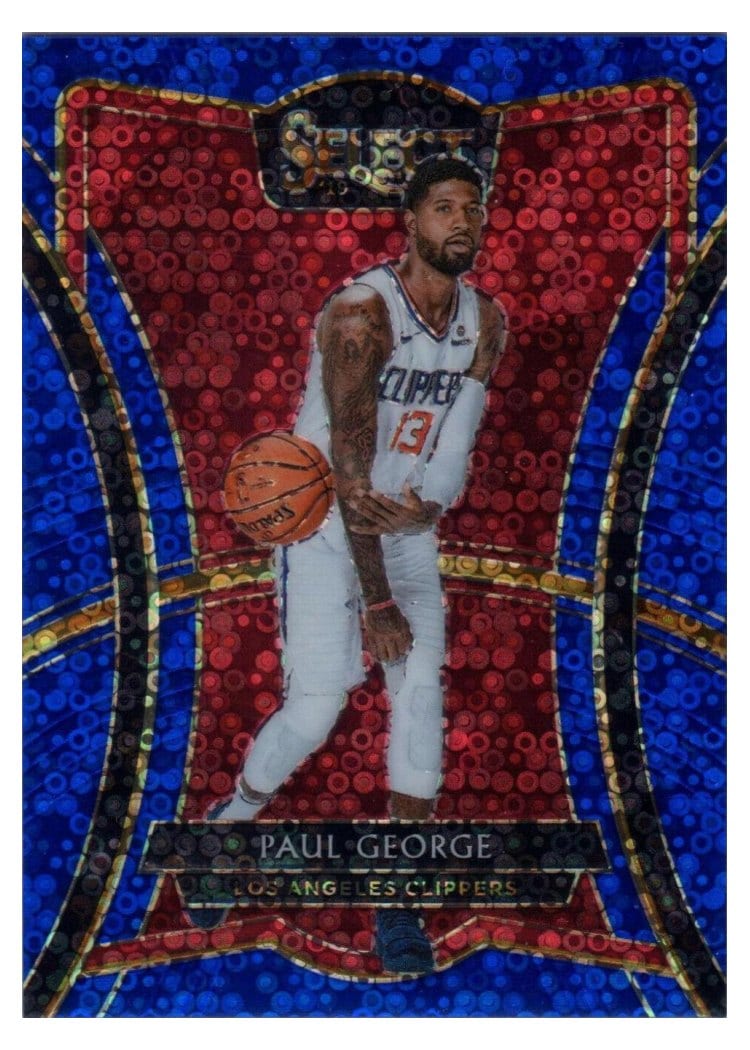 2019-20 Panini Select Base Set Paul George #117 card