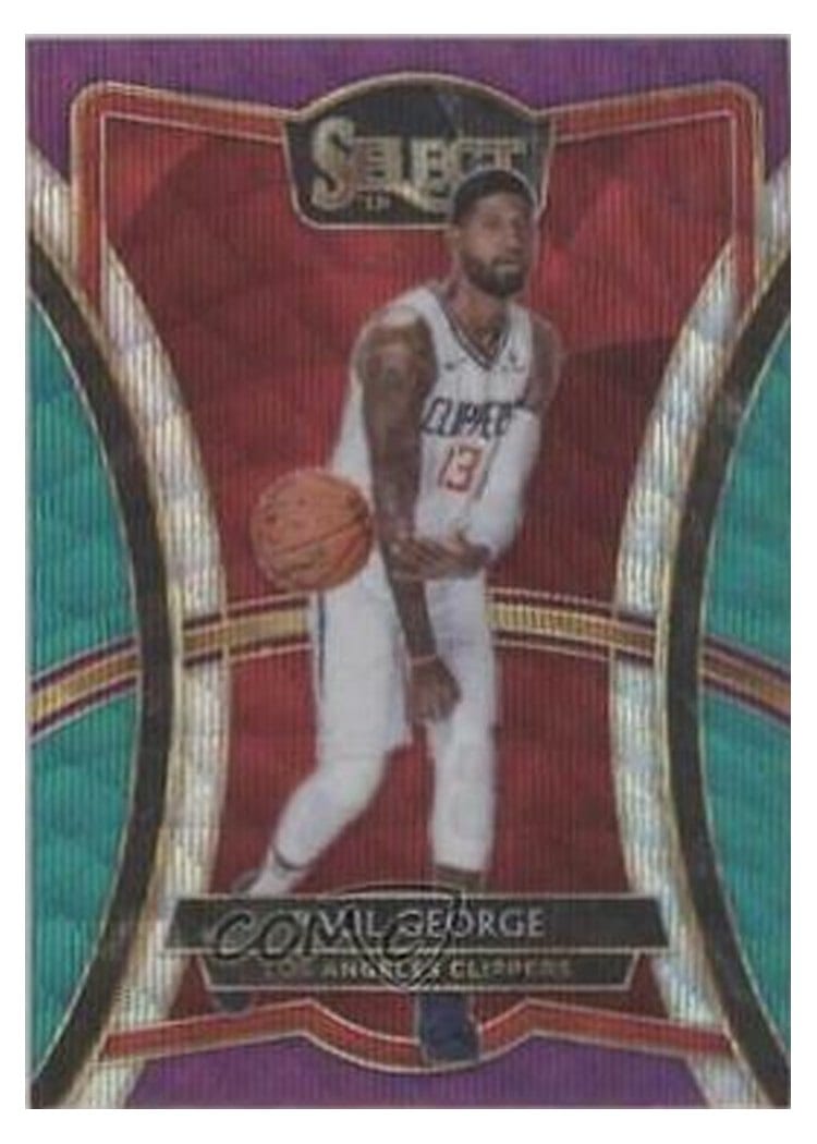 2019-20 Panini Select Base Set Paul George #117 card