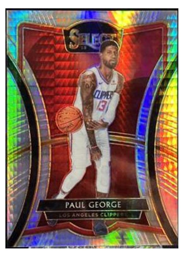2019-20 Panini Select Base Set Paul George #117 card