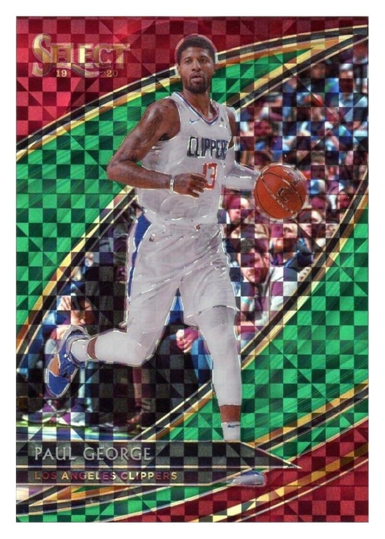 2019-20 Panini Select Base Set Paul George #205 card