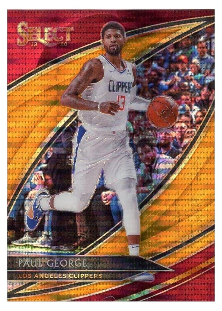 2019-20 Panini Select Base Set Paul George #205 card