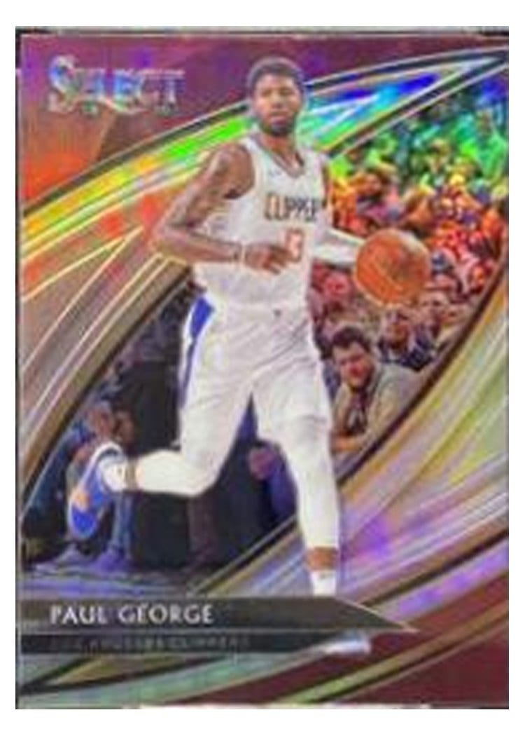 2019-20 Panini Select Base Set Paul George #205 card
