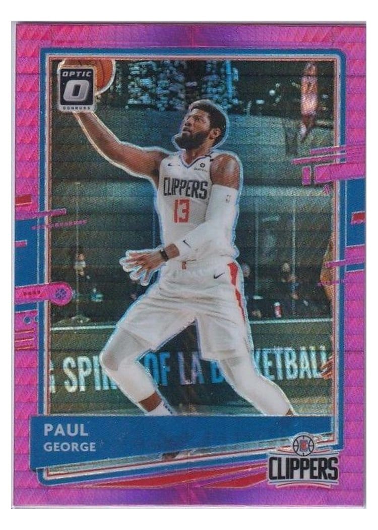 2020-21 Donruss Optic Base Set Paul George #3 card