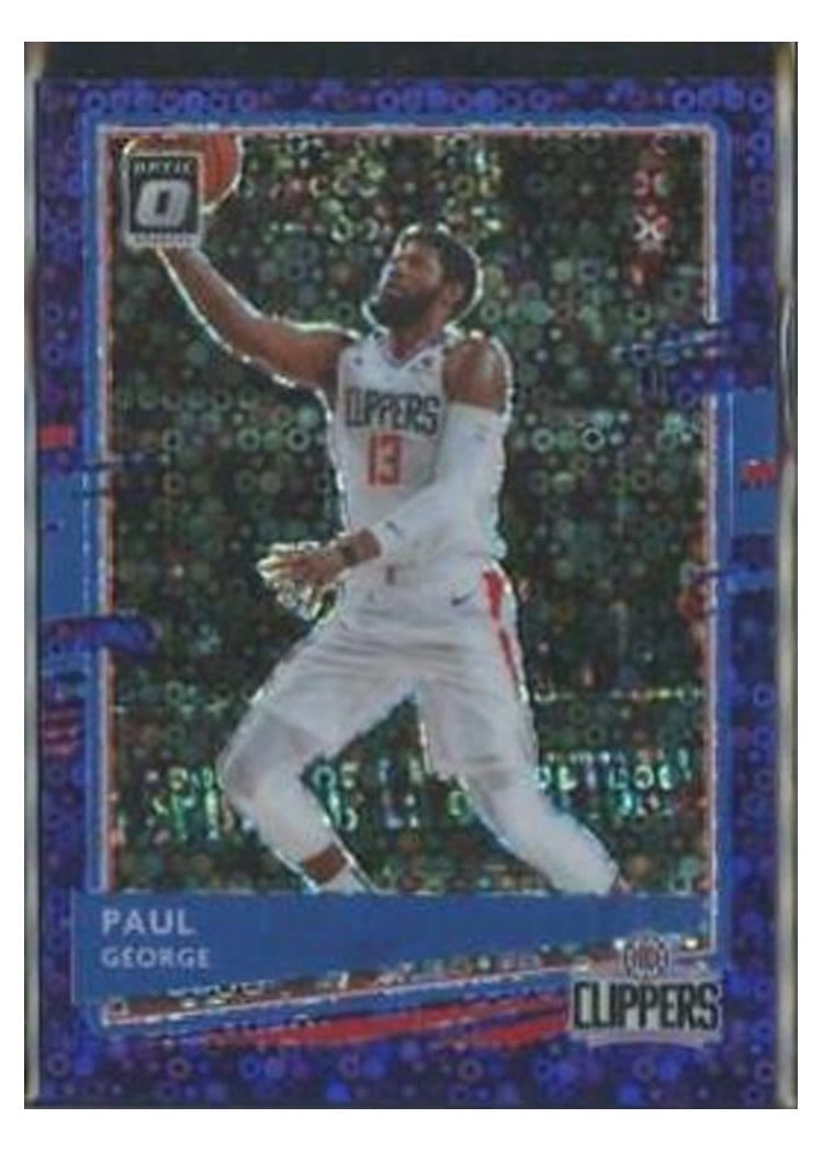 2020-21 Donruss Optic Base Set Paul George #3 card