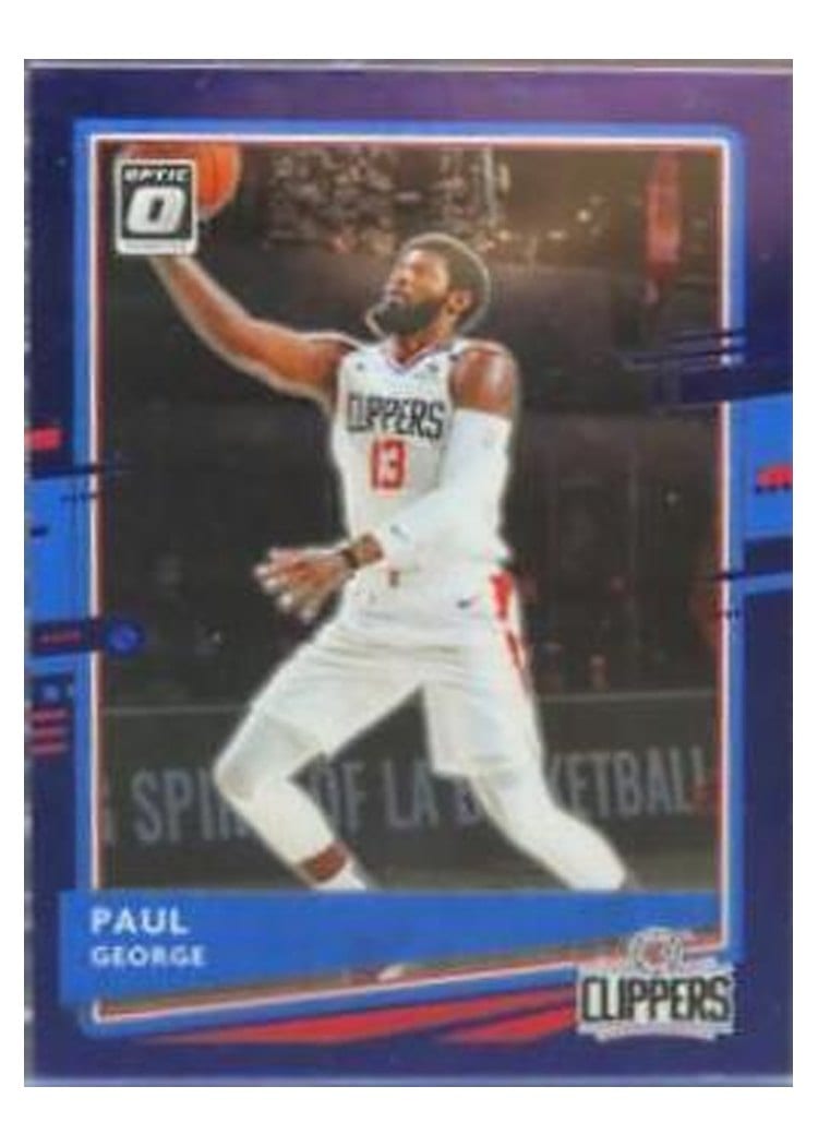2020-21 Donruss Optic Base Set Paul George #3 card
