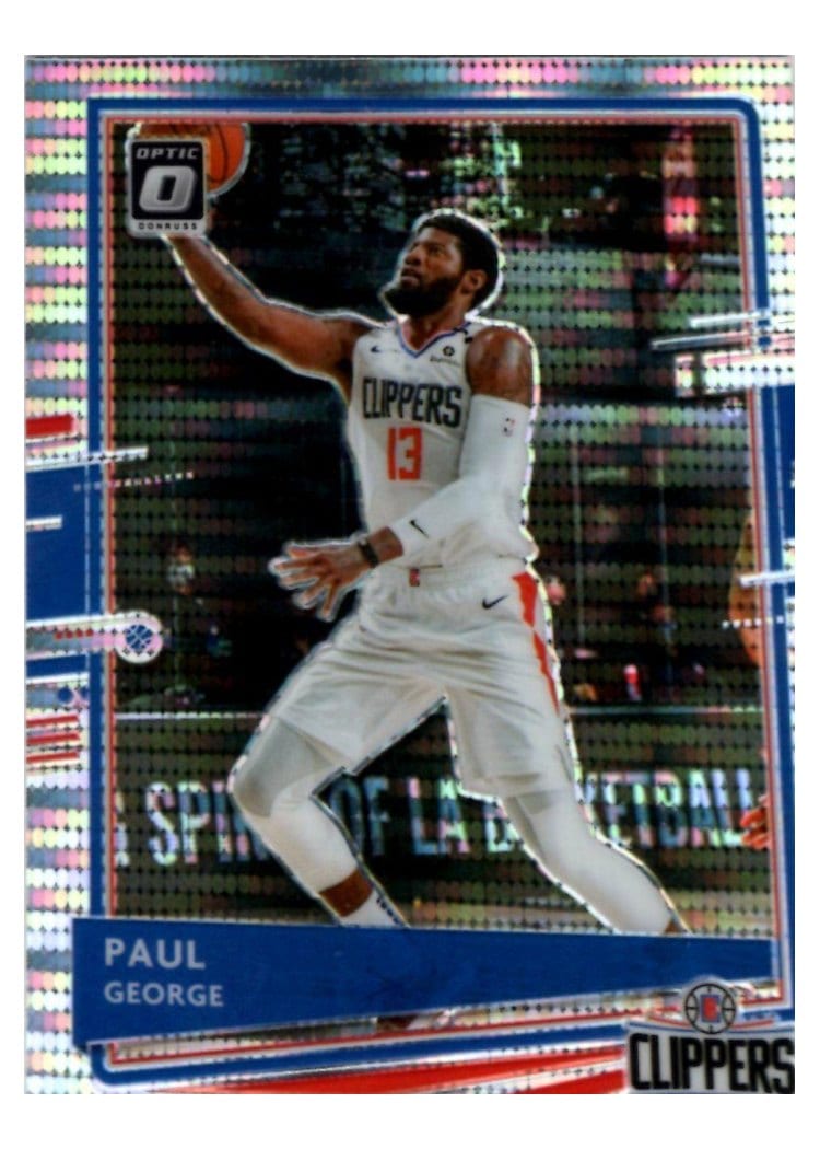 2020-21 Donruss Optic Base Set Paul George #3 card