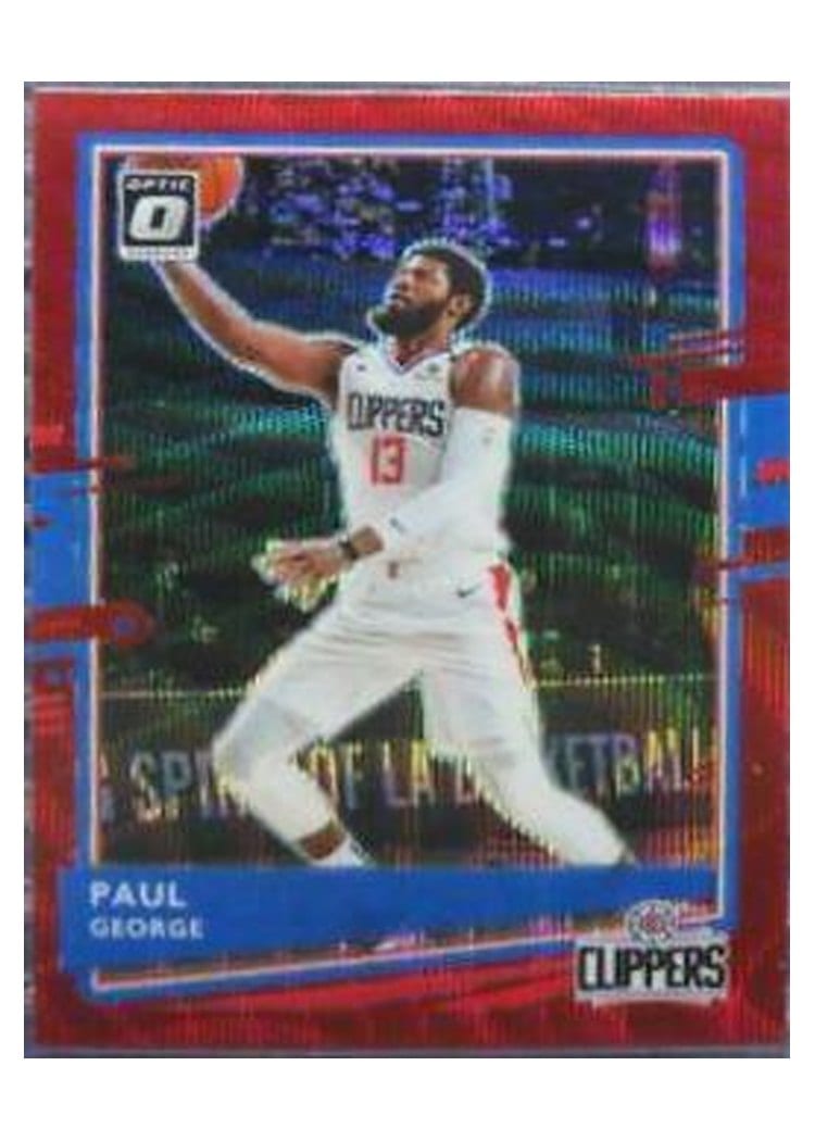 2020-21 Donruss Optic Base Set Paul George #3 card