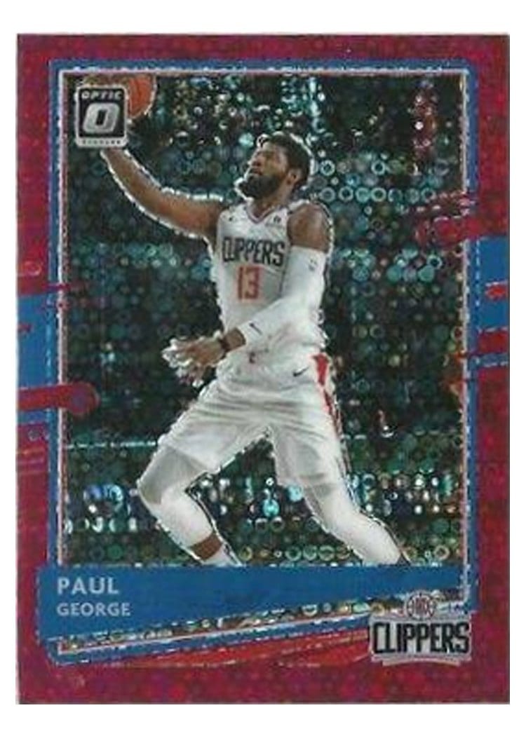 2020-21 Donruss Optic Base Set Paul George #3 card