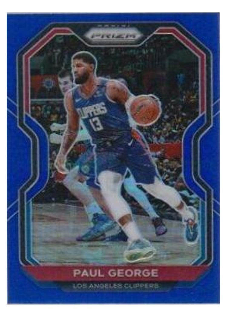 2020-21 Panini Prizm Base Set Paul George #14 card