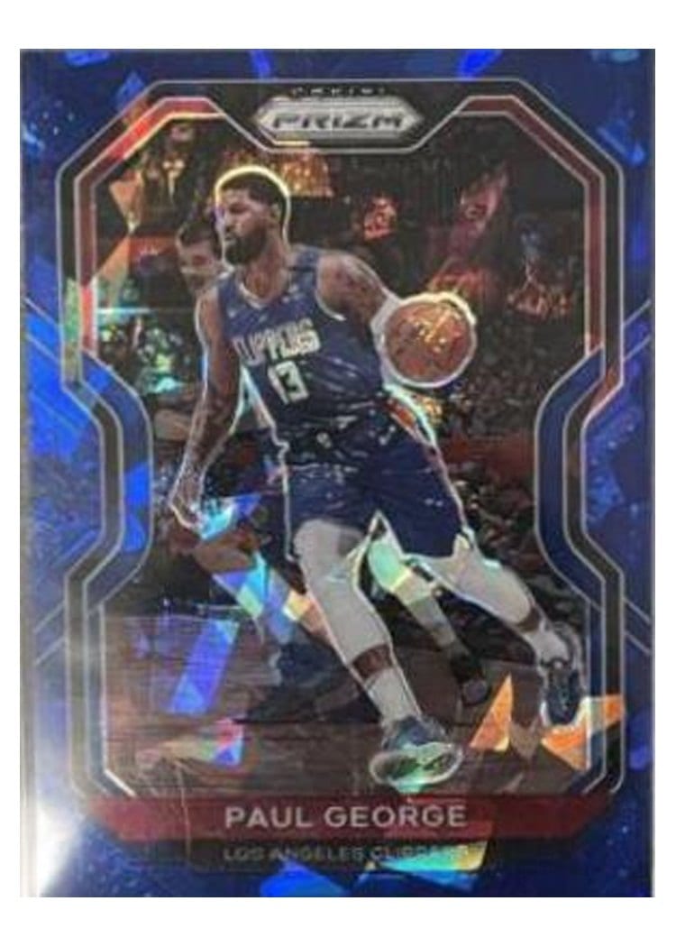 2020-21 Panini Prizm Base Set Paul George #14 card