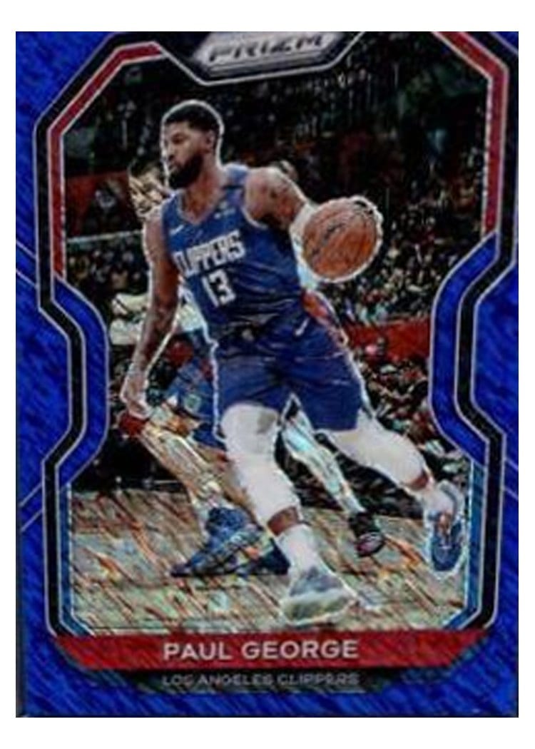 2020-21 Panini Prizm Base Set Paul George #14 card