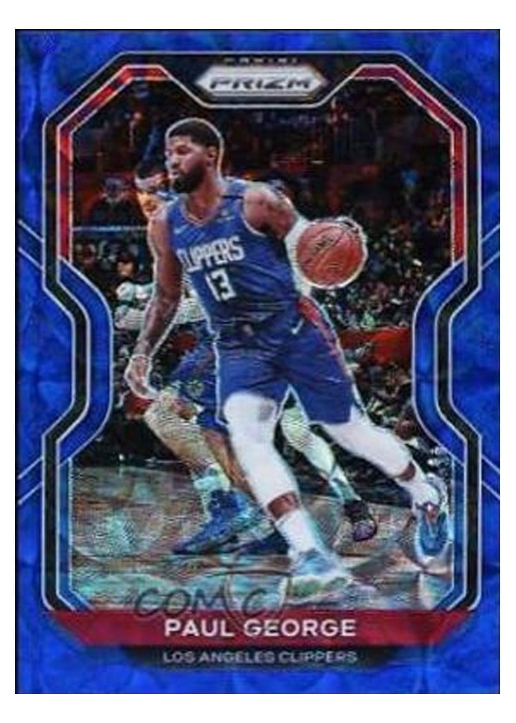 2020-21 Panini Prizm Base Set Paul George #14 card