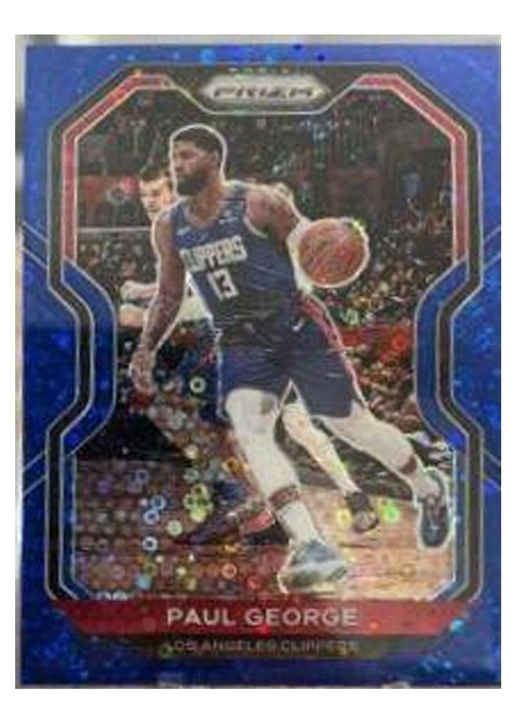 2020-21 Panini Prizm Base Set Paul George #14 card