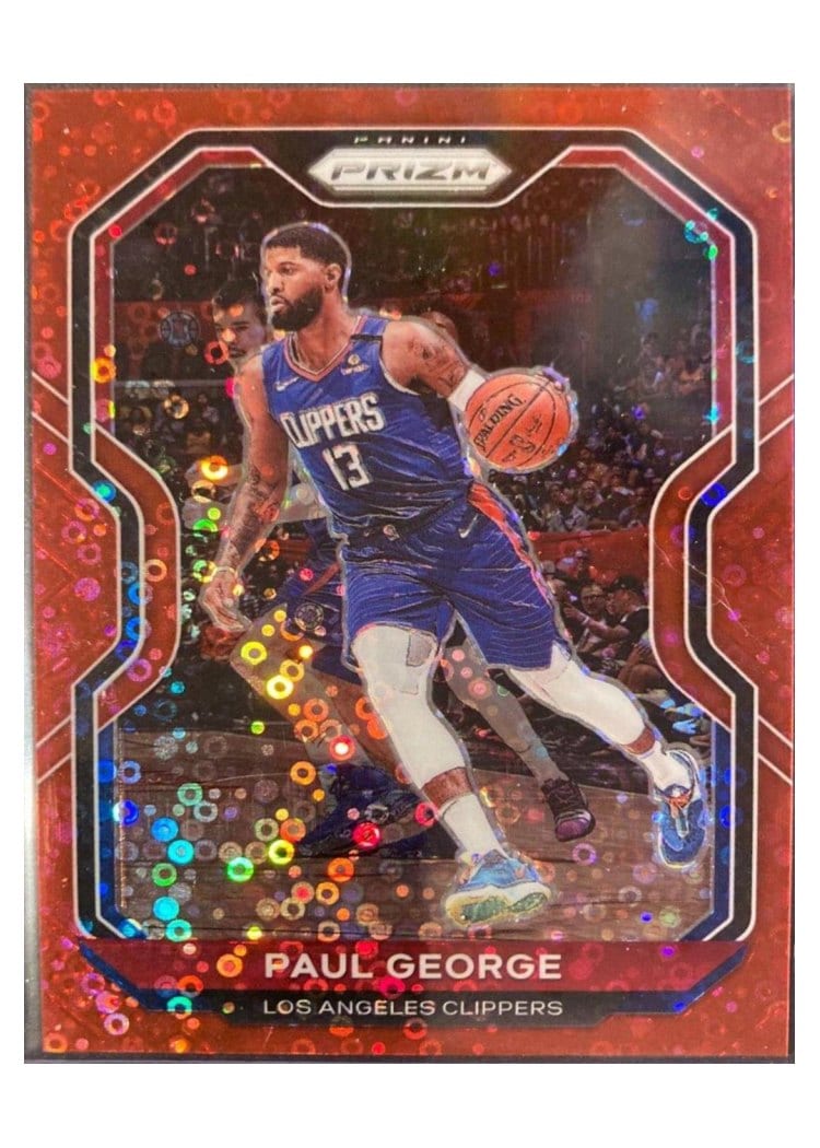 2020-21 Panini Prizm Base Set Paul George #14 card