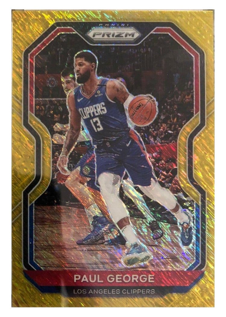 2020-21 Panini Prizm Base Set Paul George #14 card
