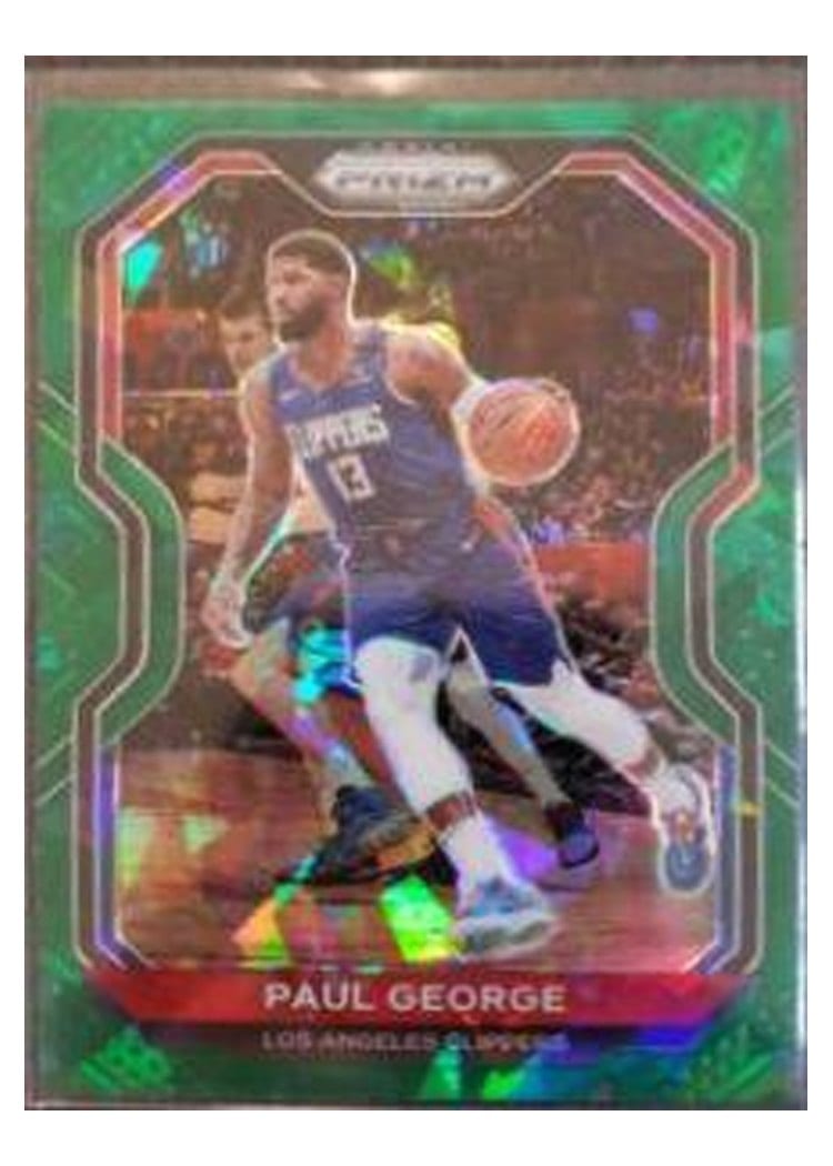 2020-21 Panini Prizm Base Set Paul George #14 card