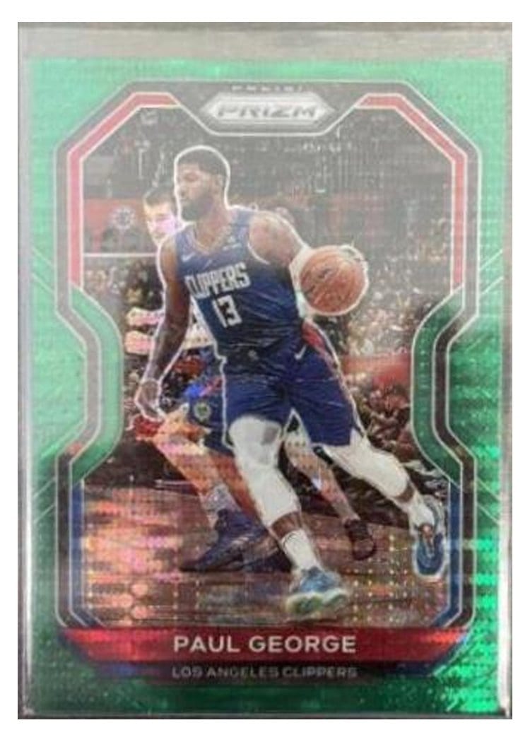 2020-21 Panini Prizm Base Set Paul George #14 card