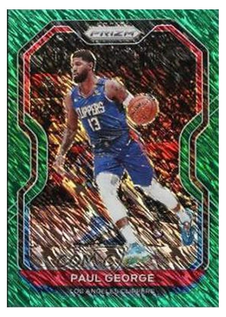 2020-21 Panini Prizm Base Set Paul George #14 card