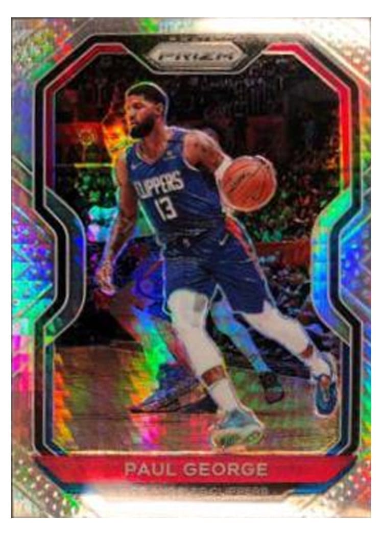2020-21 Panini Prizm Base Set Paul George #14 card
