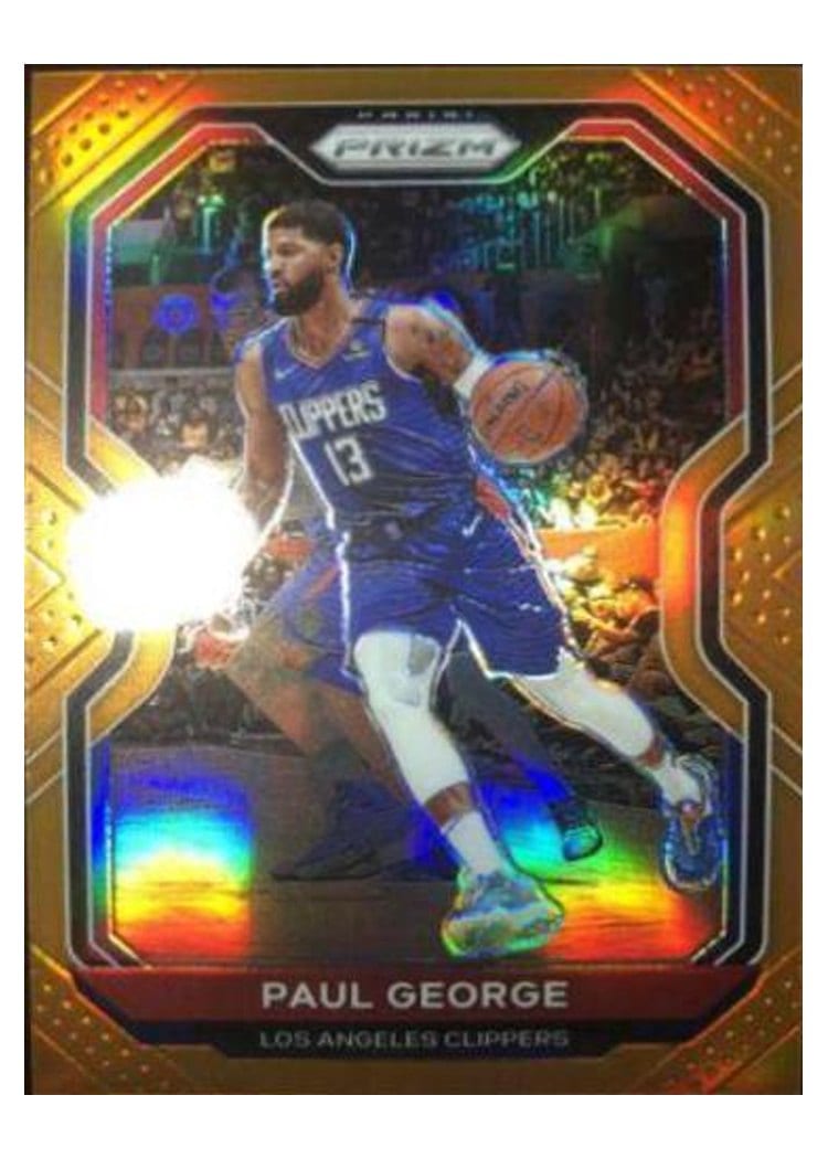 2020-21 Panini Prizm Base Set Paul George #14 card