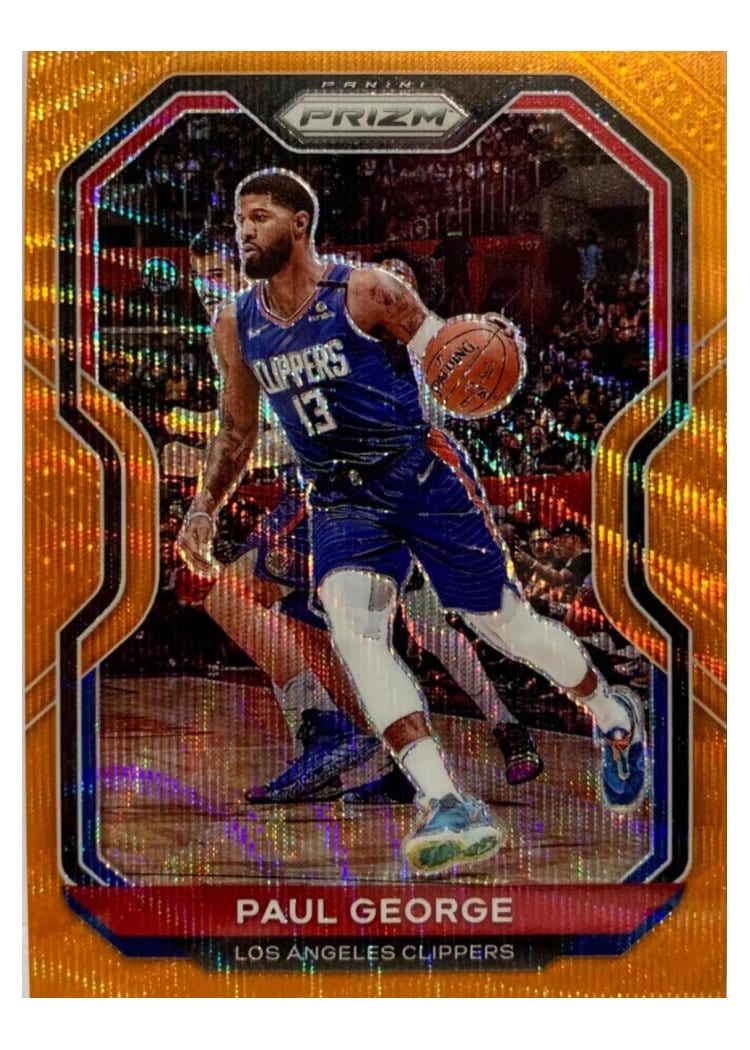 2020-21 Panini Prizm Base Set Paul George #14 card