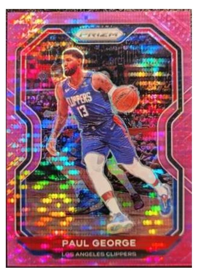 2020-21 Panini Prizm Base Set Paul George #14 card
