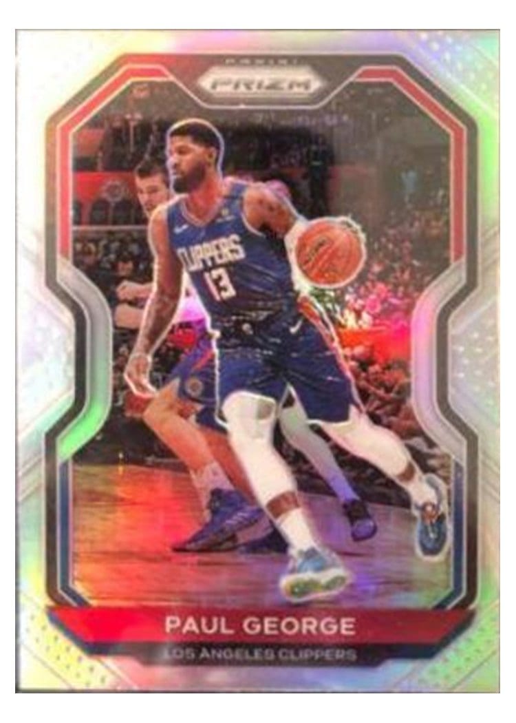 2020-21 Panini Prizm Base Set Paul George #14 card