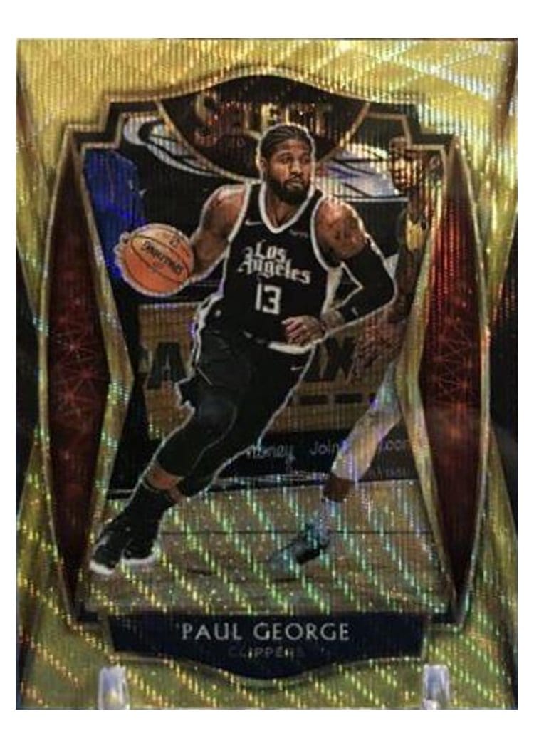 2020-21 Panini Select Base Set Paul George #156 card