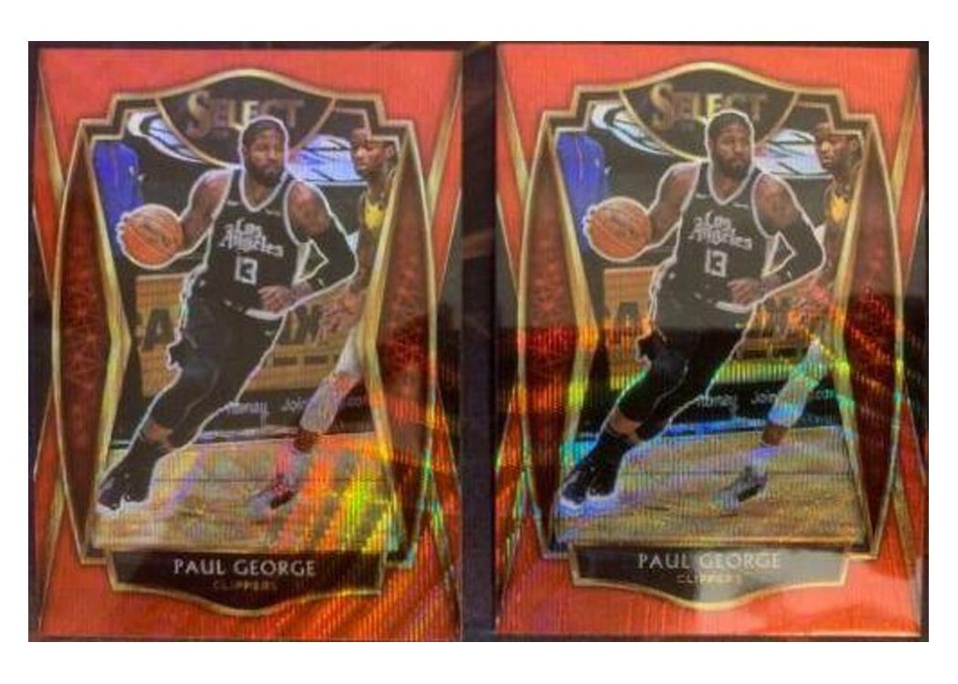 2020-21 Panini Select Base Set Paul George #156 card