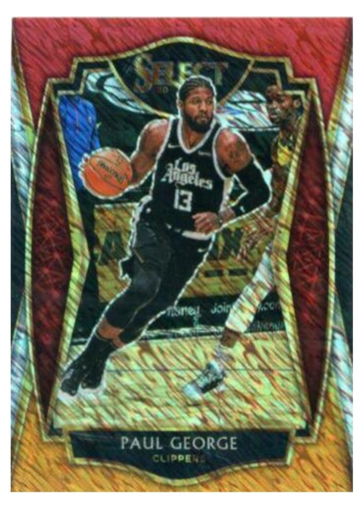 2020-21 Panini Select Base Set Paul George #156 card