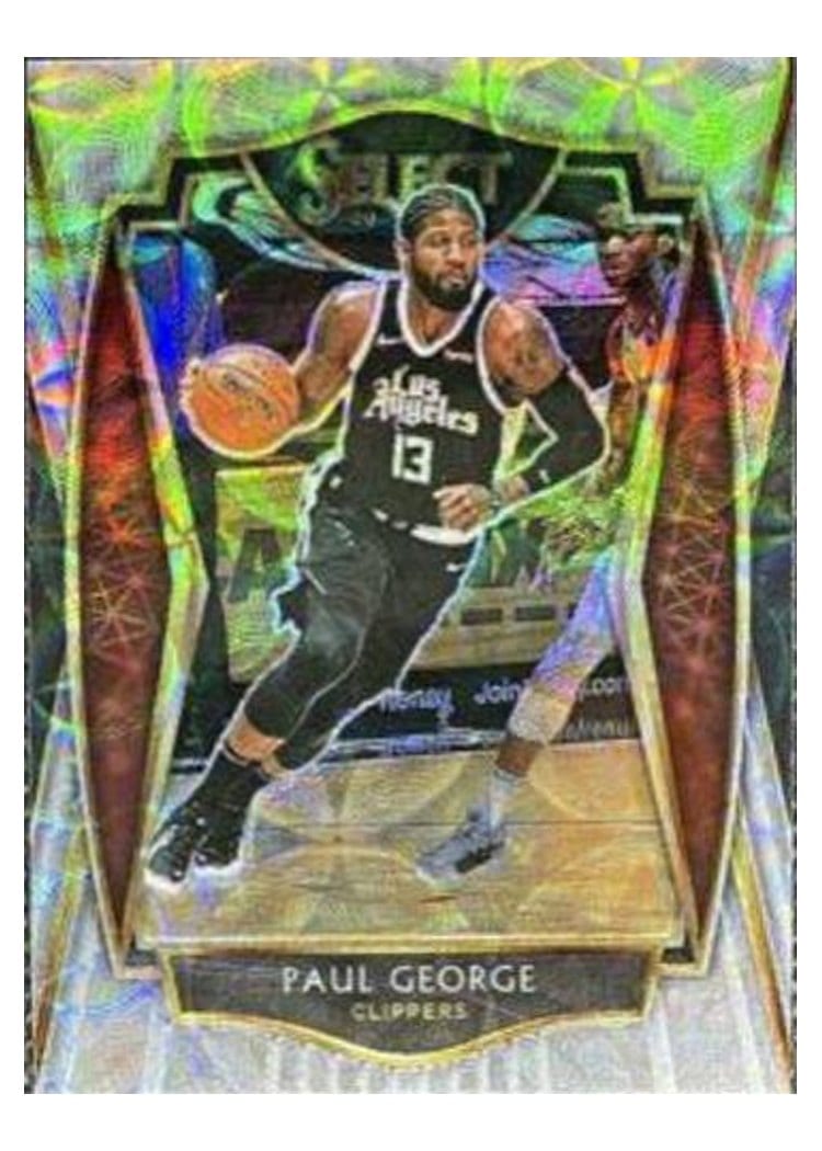 2020-21 Panini Select Base Set Paul George #156 card