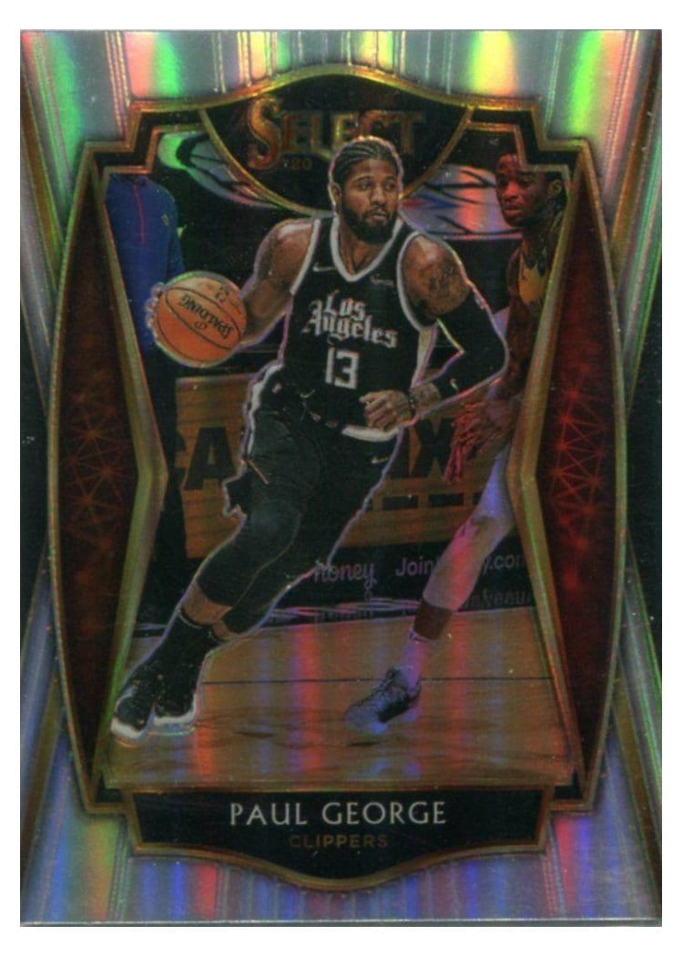 2020-21 Panini Select Base Set Paul George #156 card