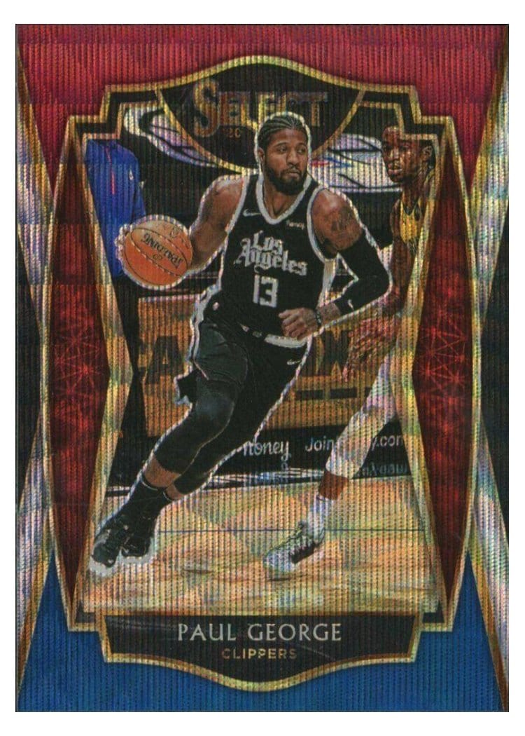 2020-21 Panini Select Base Set Paul George #156 card