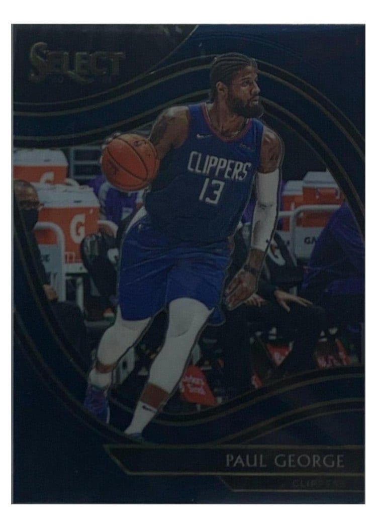 2020-21 Panini Select Base Set Paul George #254 card