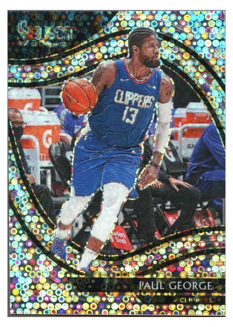 2020-21 Panini Select Base Set Paul George #254 card