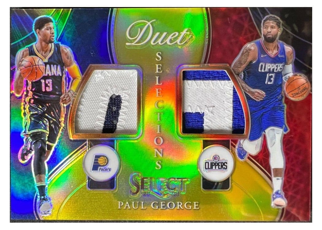 2020-21 Panini Select Base Set Paul George #254 card