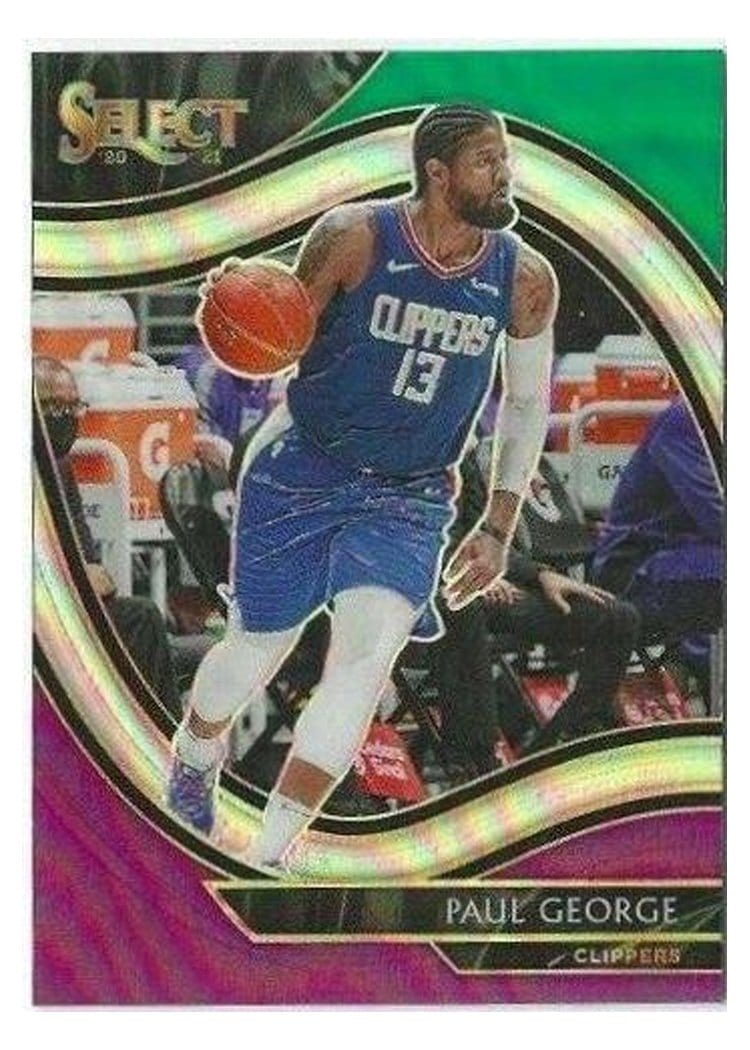 2020-21 Panini Select Base Set Paul George #254 card