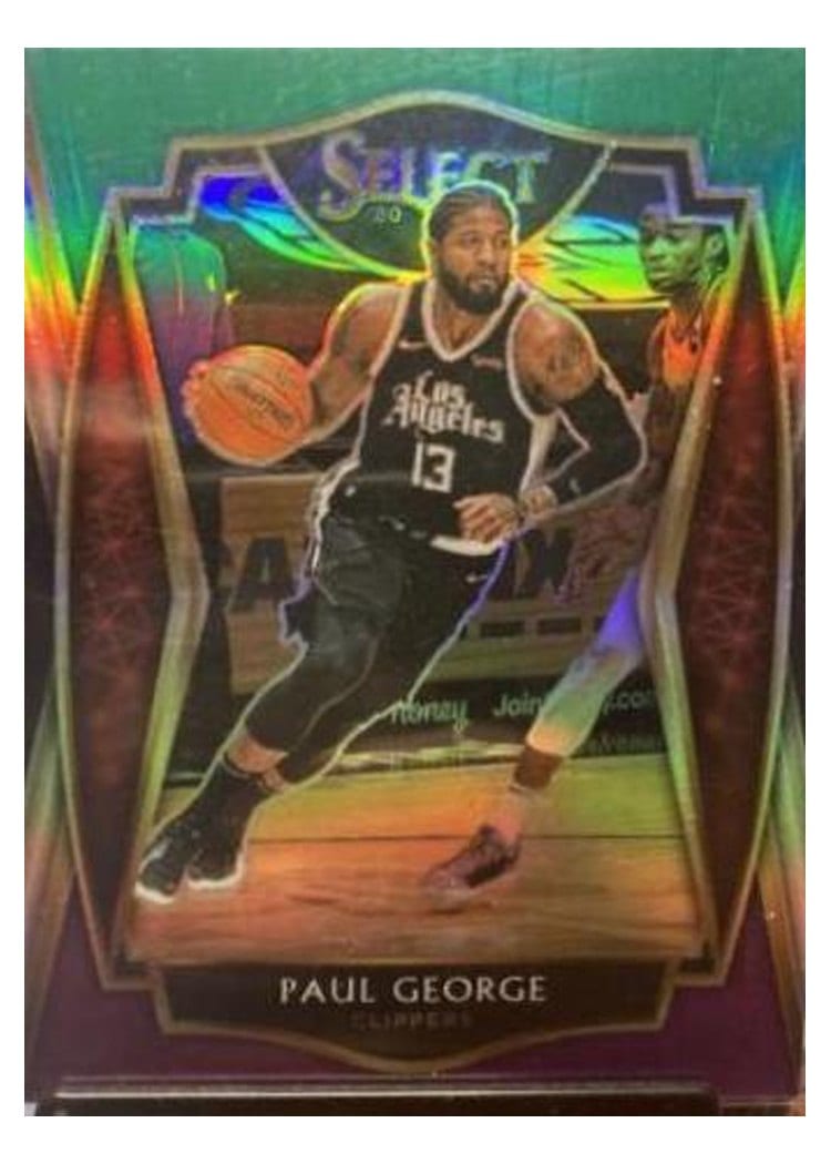 2020-21 Panini Select Base Set Paul George #254 card