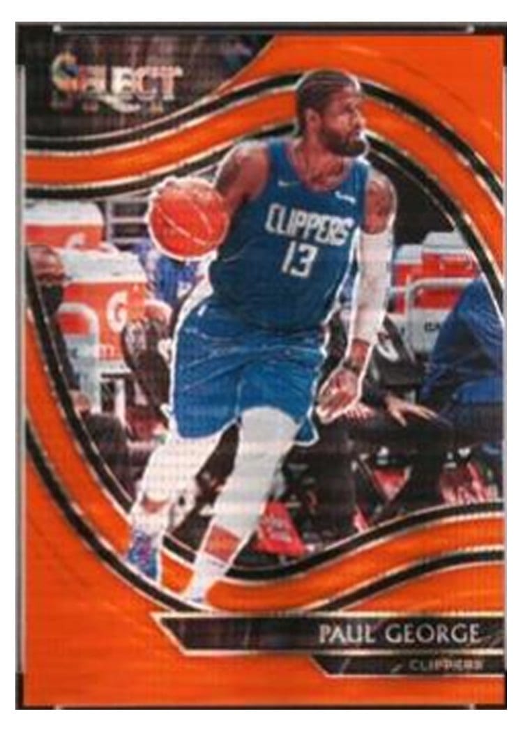 2020-21 Panini Select Base Set Paul George #254 card
